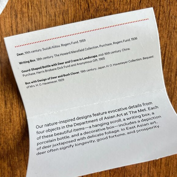 The Met "Asian Woodlands" plates set NIB - Picture 8 of 12